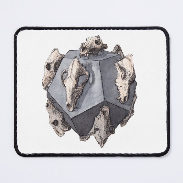 Item preview, Dodecahedron with Wolf Skulls designed and sold by WalkingDust.