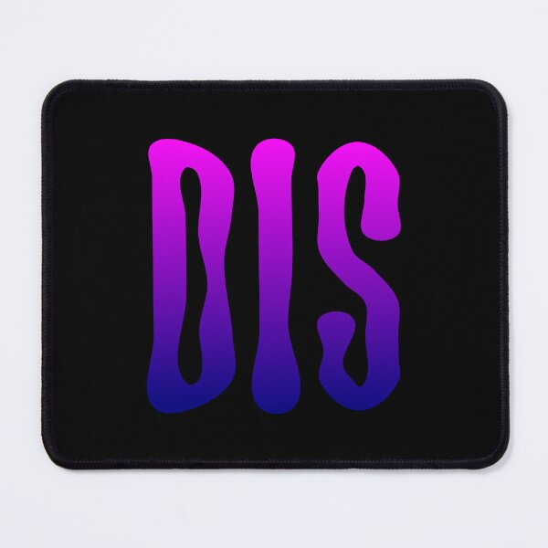 Item preview, DIS typography blue gradient to magenta designed and sold by Ching Teoh.