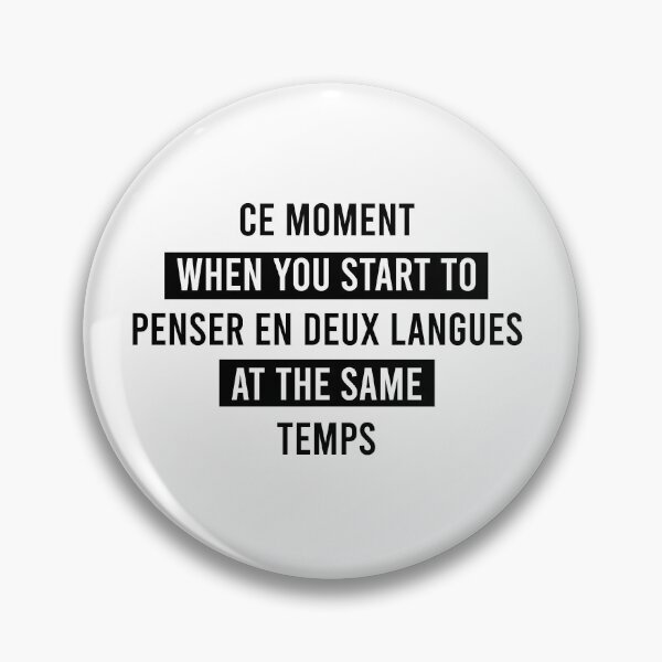 Aperçu de l'œuvre Penser en français et en anglais créée et vendue par O-SHOP.