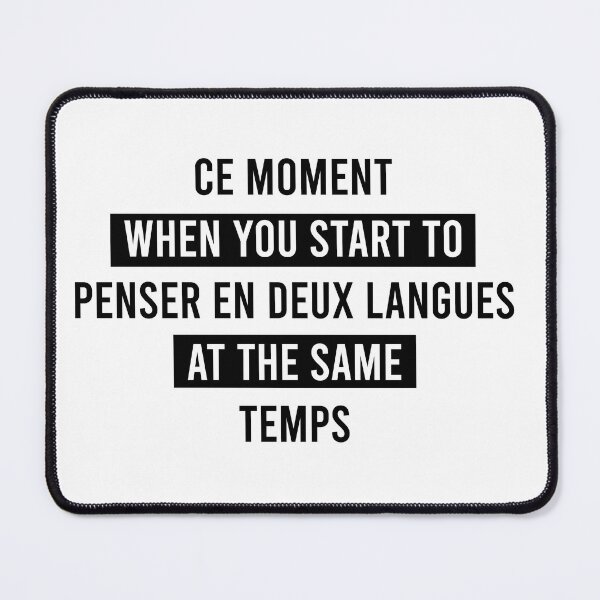 Item preview, Thinking in French and English designed and sold by O-SHOP.