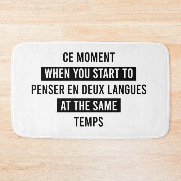 Item preview, Thinking in French and English designed and sold by O-SHOP.