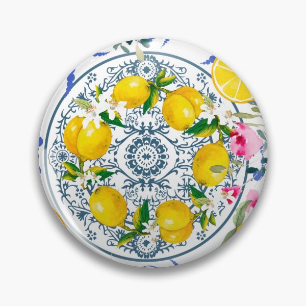 Item preview, Italian,Sicilian art,majolica,lemons  designed and sold by MariaMarinova.