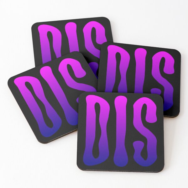 Item preview, DIS typography blue gradient to magenta designed and sold by Ching Teoh.