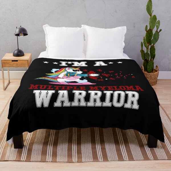 Item preview, Funny Unicorn I'm A Multiple Myeloma Warrior designed and sold by heppenp.