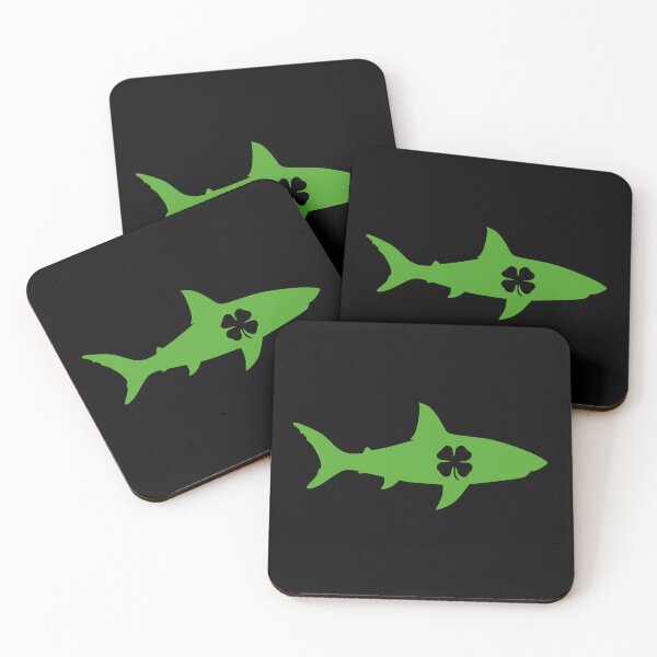 Item preview, Vintage St Patricks Day Funny Shark Irish Shark Lucky Shamrock Gift designed and sold by Fleyshop.