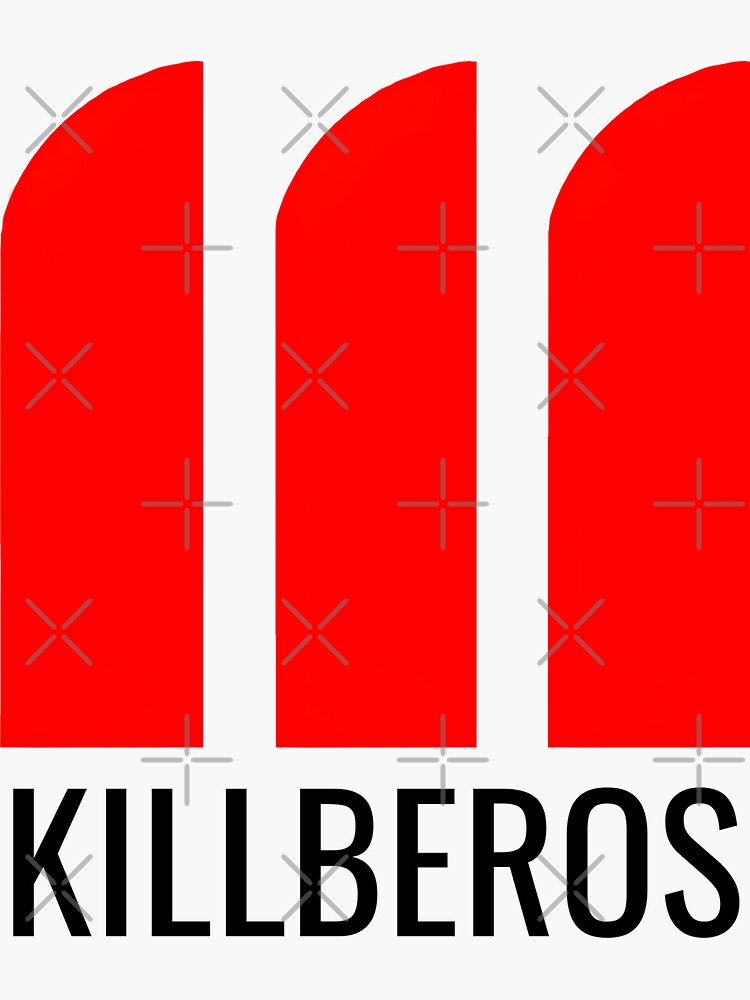 "Hellper Killberos 3 STRIPES Merch" Sticker by FanBeros Redbubble