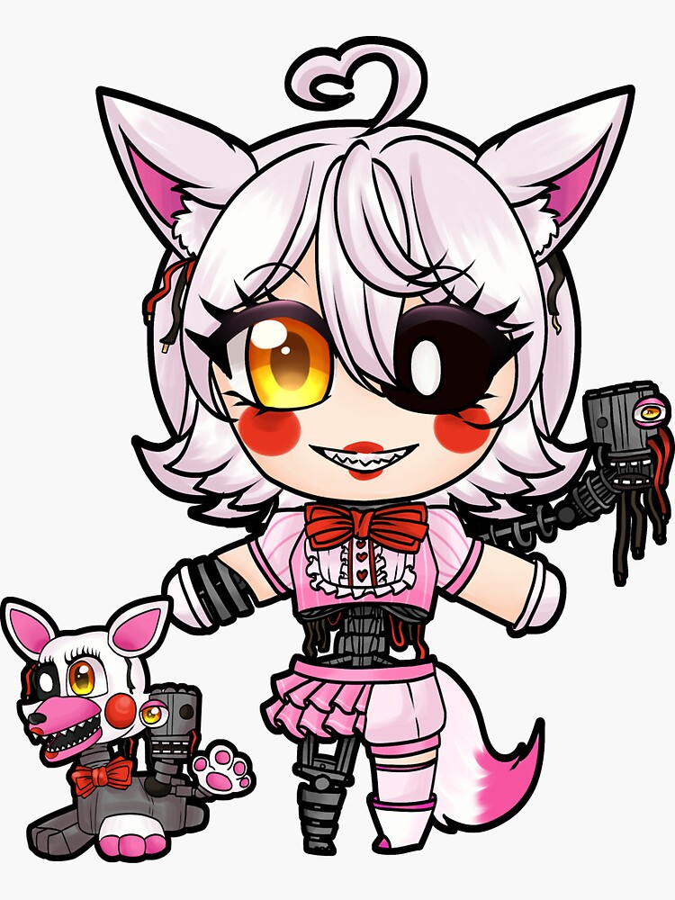 Anime human mangle/toy foxy