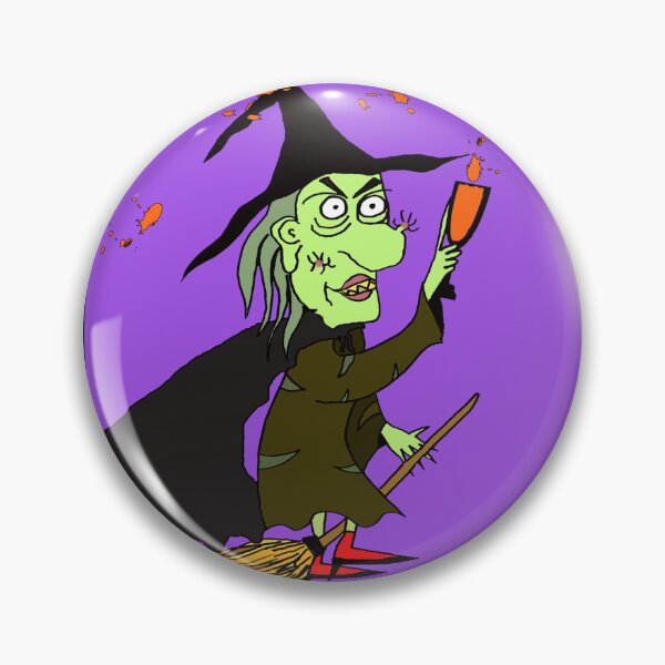 Item preview, Green Witch Spreading Halloween Cheer designed and sold by ShoaffBallanger.