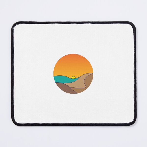 Item preview, Beach Sunset Sticker; Desert by the Sea designed and sold by digitaltrails.
