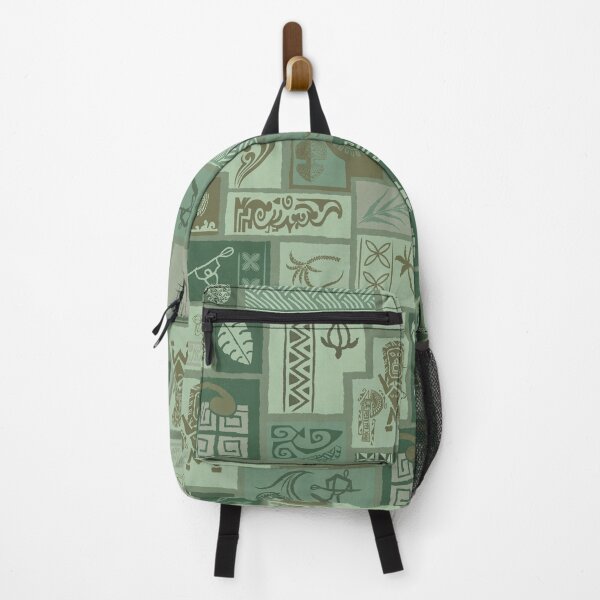 Item preview, Vintage Samoan Tribal Tapa Green Artboard 0094 designed and sold by sunnthreads.