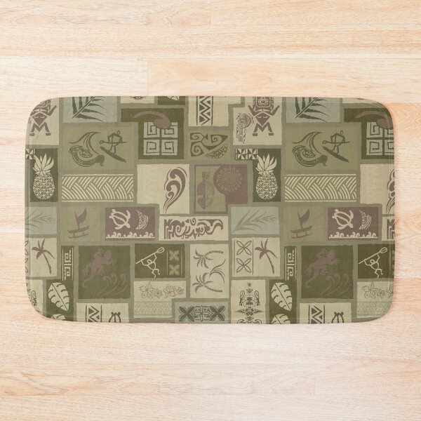 Item preview, Vintage Samoan Tribal Tapa Earthtones Artboard 0093 designed and sold by sunnthreads.
