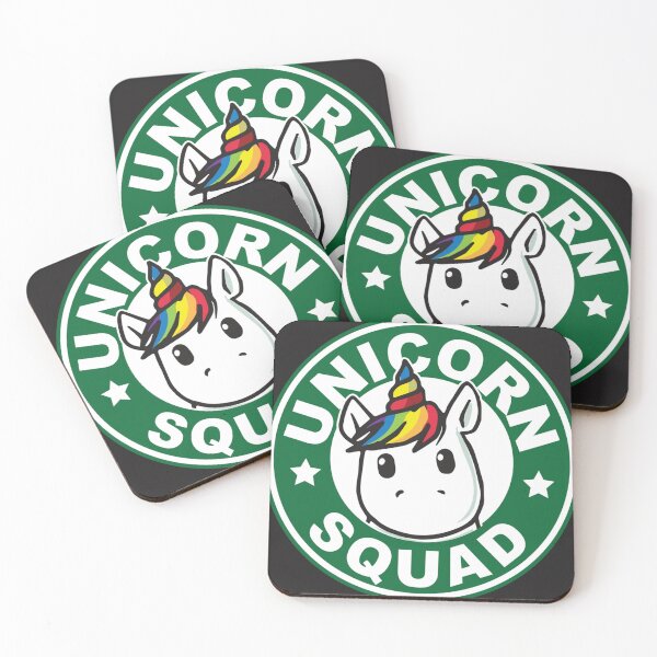 Item preview, Unicorn Squad Sticker designed and sold by CarolNosic.