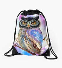Solstice Owl Drawstring Bag