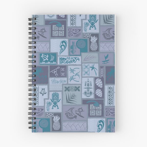 Item preview,  Vintage Samoan Tribal Tapa Blue Artboard 0095 designed and sold by sunnthreads.