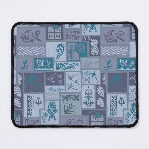 Item preview, Vintage Samoan Tribal Tapa Blue Artboard 0095 designed and sold by sunnthreads.