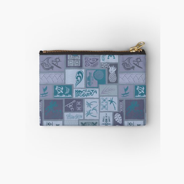 Item preview,  Vintage Samoan Tribal Tapa Blue Artboard 0095 designed and sold by sunnthreads.