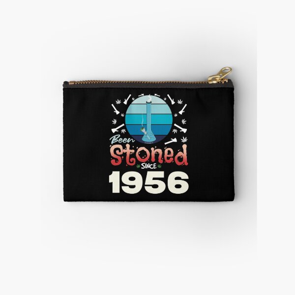 Item preview, Been stoned since 1956 (Blue retro vintage sunset with bong) designed and sold by YomeHayin.