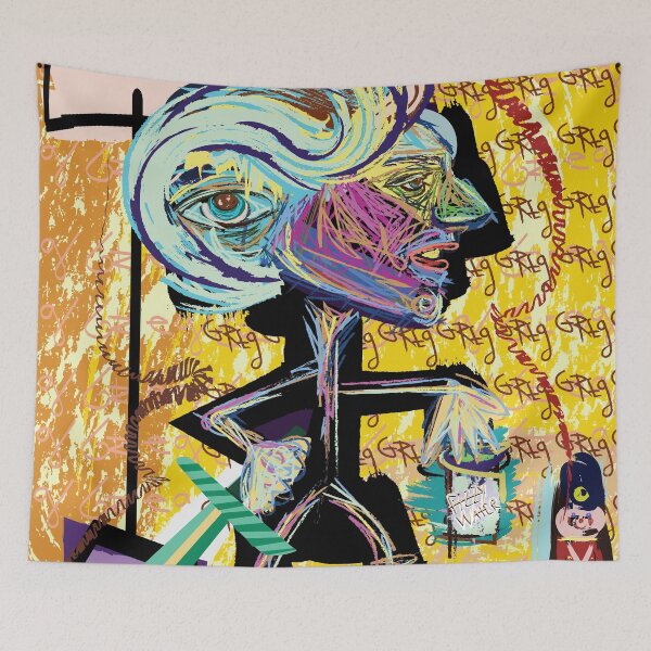 Item preview, Danny Gonzalez Greg Fan Art Street Art Graffiti Neo-Expressionism designed and sold by sibleystudios.
