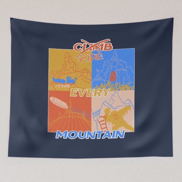 Item preview, Ride Every Mountain Rides designed and sold by Smagnaferous.