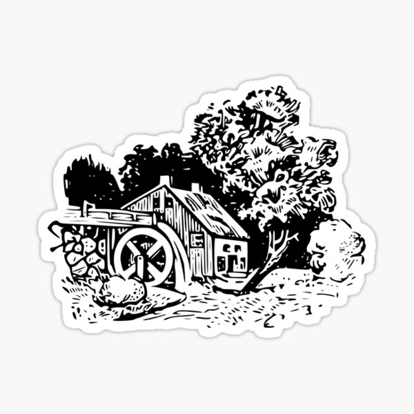 Item preview, Old Flourmill designed and sold by PrancingPug.