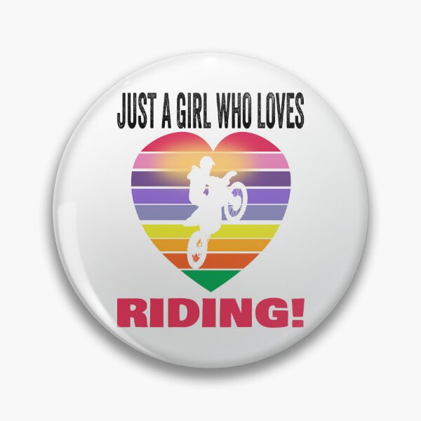 Item preview, Just a girl who loves riding dirt bikes. designed and sold by TJHstudio.