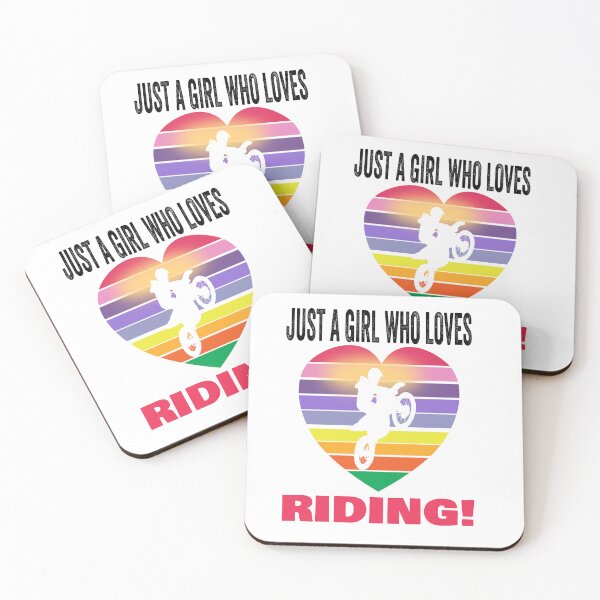 Item preview, Just a girl who loves riding dirt bikes. designed and sold by TJHstudio.