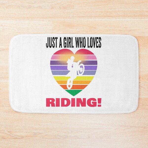 Item preview, Just a girl who loves riding dirt bikes. designed and sold by TJHstudio.