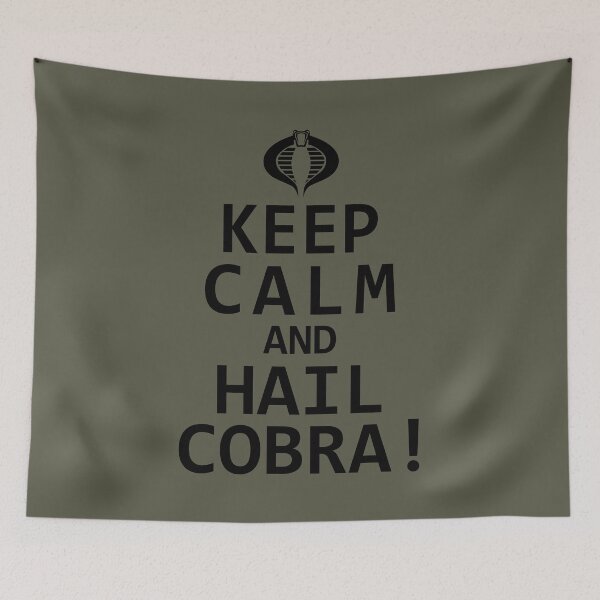 Item preview, Keep Calm and Hail Cobra designed and sold by AJ  Liber.