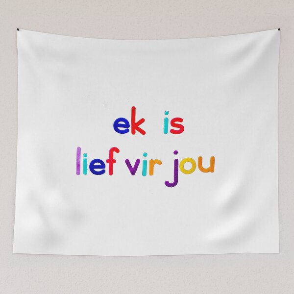 Item preview, ek is lief vir jou designed and sold by Shope Buzz.