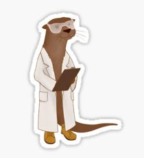 Science Otter! Sticker