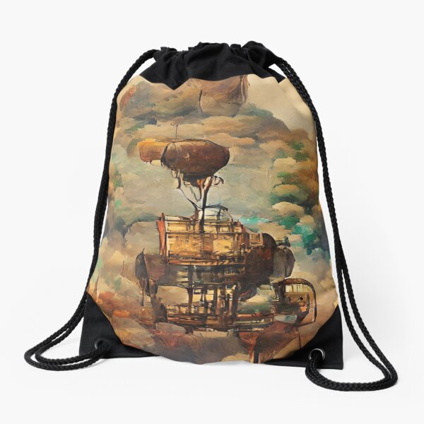 Aperçu de l'œuvre Steampunk AirShip - Cogs Gears - Steampunk Art - Inventeur - Steampunk créée et vendue par CattlettArt.