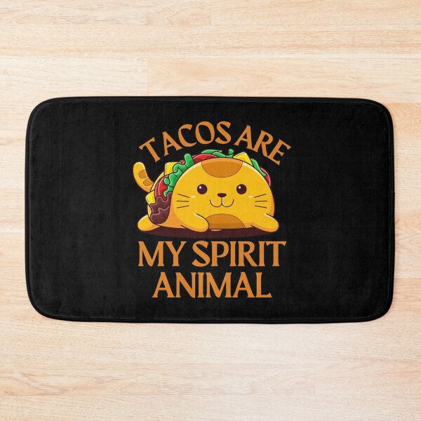 Item preview, Tacos Are My Spirit Animal, Funny Cinco De Mayo Design for for taco lovers who also love cats! designed and sold by Auntieck.