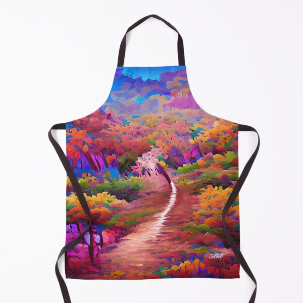 Item preview, Impressionist Modern Abstract Art - Forest - Hiking Trails - Hike - Hiking designed and sold by CattlettArt.