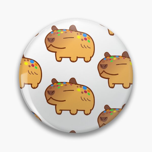 Item preview, More Golden Candy Chocolate Chip Cookie Capybara designed and sold by MiscibilityArt.