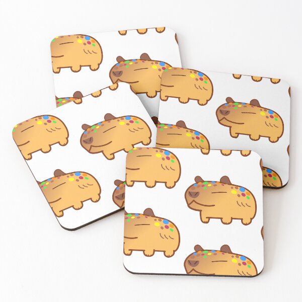 Item preview, More Golden Candy Chocolate Chip Cookie Capybara designed and sold by MiscibilityArt.