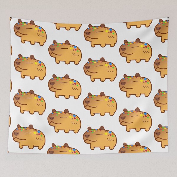 Item preview, More Golden Candy Chocolate Chip Cookie Capybara designed and sold by MiscibilityArt.
