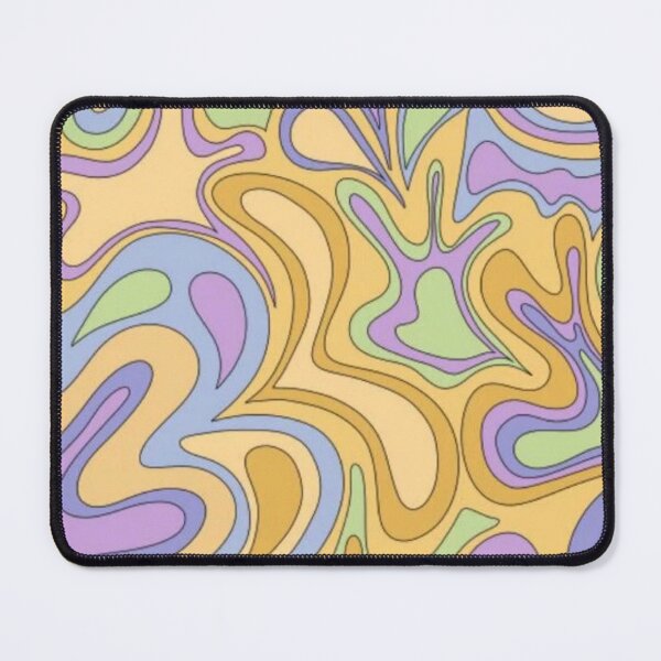 Item preview, Liquid Swirl Contemporary abstract in Pastel Colors 70s retro aesthetic designed and sold by reannyn.
