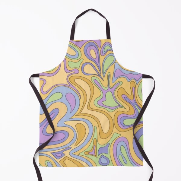 Item preview, Liquid Swirl Contemporary abstract in Pastel Colors 70s retro aesthetic designed and sold by reannyn.