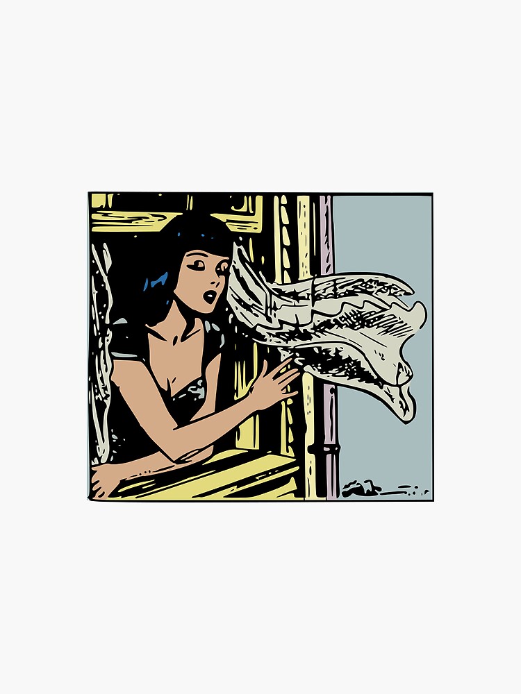 "Hi Jane" Sticker by PrancingPug | Redbubble