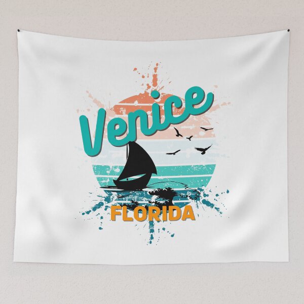 Item preview, Venice Florida Retro Exploding Sunset designed and sold by adriana-holmes.
