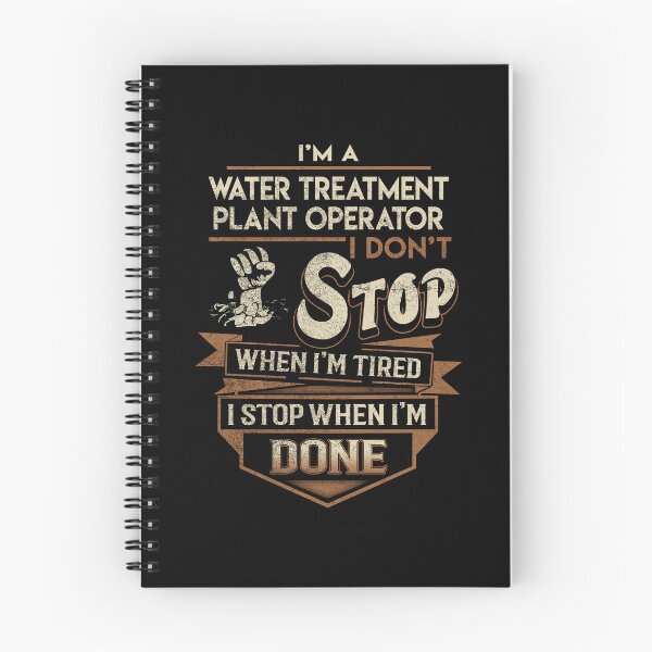 Item preview, Water Treatment Plant Operator T Shirt - I Stop When Done Job Gift Item Tee designed and sold by natalinedk.
