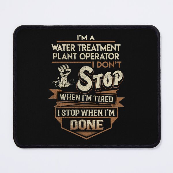 Item preview, Water Treatment Plant Operator T Shirt - I Stop When Done Job Gift Item Tee designed and sold by natalinedk.