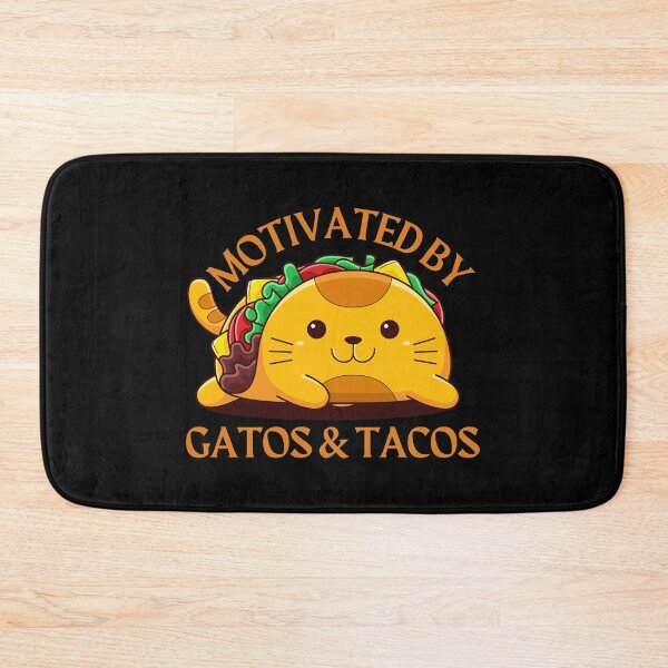 Item preview, Motivated by Gatos & Tacos, Funny Cinco De Mayo Design for for taco lovers who also love cats! designed and sold by Auntieck.