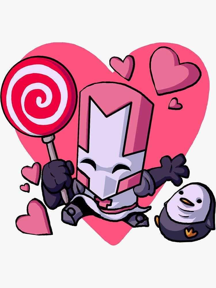 Pink Knight Sticker By Hogobrogh Redbubble