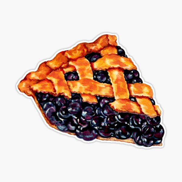 Big Pie Slice Blackberry Stuffing Aluminum Stock Vector (Royalty