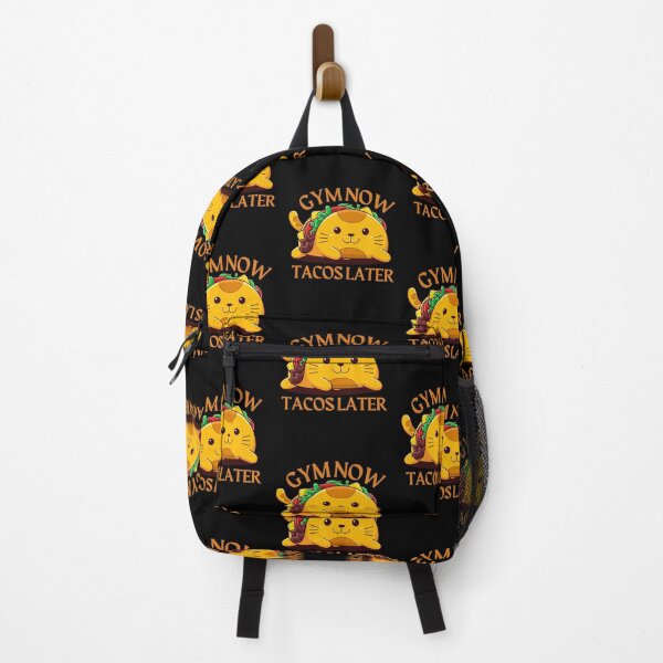 Item preview, Gym Now Tacos Later, Funny Cinco De Mayo Design for for taco lovers who also love cats! designed and sold by Auntieck.