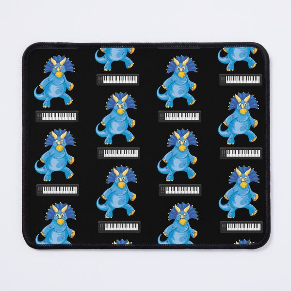 Item preview, Dinosaur Playing Piano ,Funny Good Dinosaur Piano Lovers Blue Design designed and sold by pedrored369.