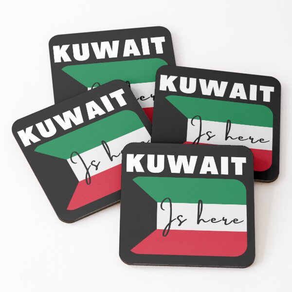 Item preview, kuwaiti national day positive quote black and white illustration. designed and sold by Coolclassy.