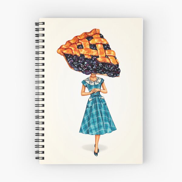 Item preview, Cake Head Pin-Up: Blueberry Pie designed and sold by Kelly  Gilleran.