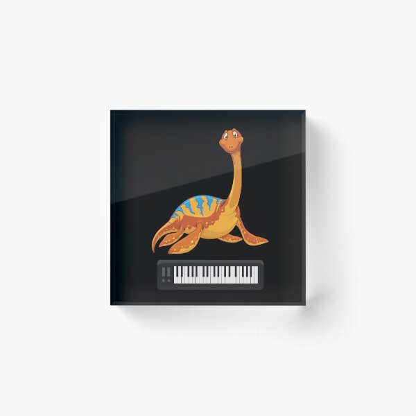Item preview, Dinosaur Playing Piano ,Funny Good Dinosaur Piano Lovers Cute Orange Design designed and sold by pedrored369.